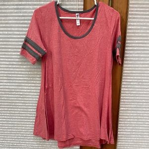 LuLaRoe short sleeved top